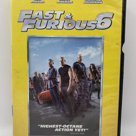 Fast & Furious 6 (DVD) Rated PG-13 Widescreen Universal Pictures Vin Diesel - Picture 1 of 4